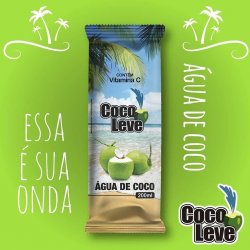 Gelo Coco Leve Sabor Água de Coco 200ml